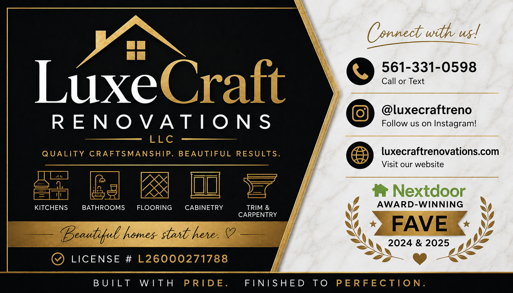 LuxeCraft Renovations LLC — Contractor in Boca Raton, FL, USA
